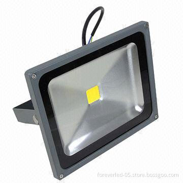 30W LED floodlight, measures 225 x 186mm, 85 to 256V AC, wide view angle